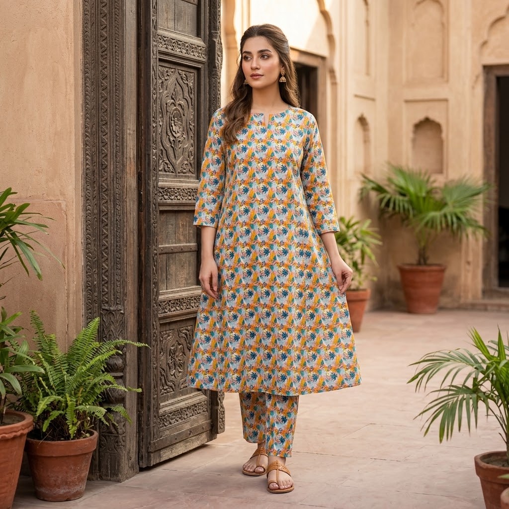 Winter Prints - Khaddar D-5